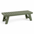 Banc de jardin 180 x 38 x 45 cm en bois vert à lattes style contemporain